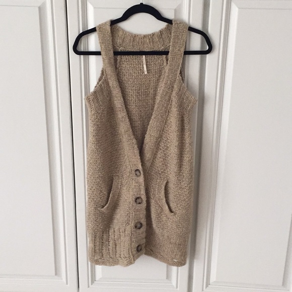 Free people sweater vest M - Picture 1 of 4